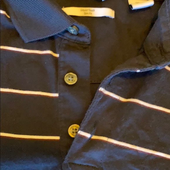 Red/white striped dark blue shirt - Picture 5 of 9